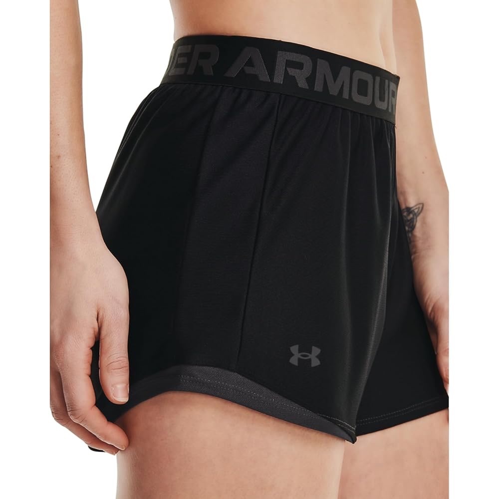 Under Armour Black Athletic Shorts Lightweight Elastic Waist